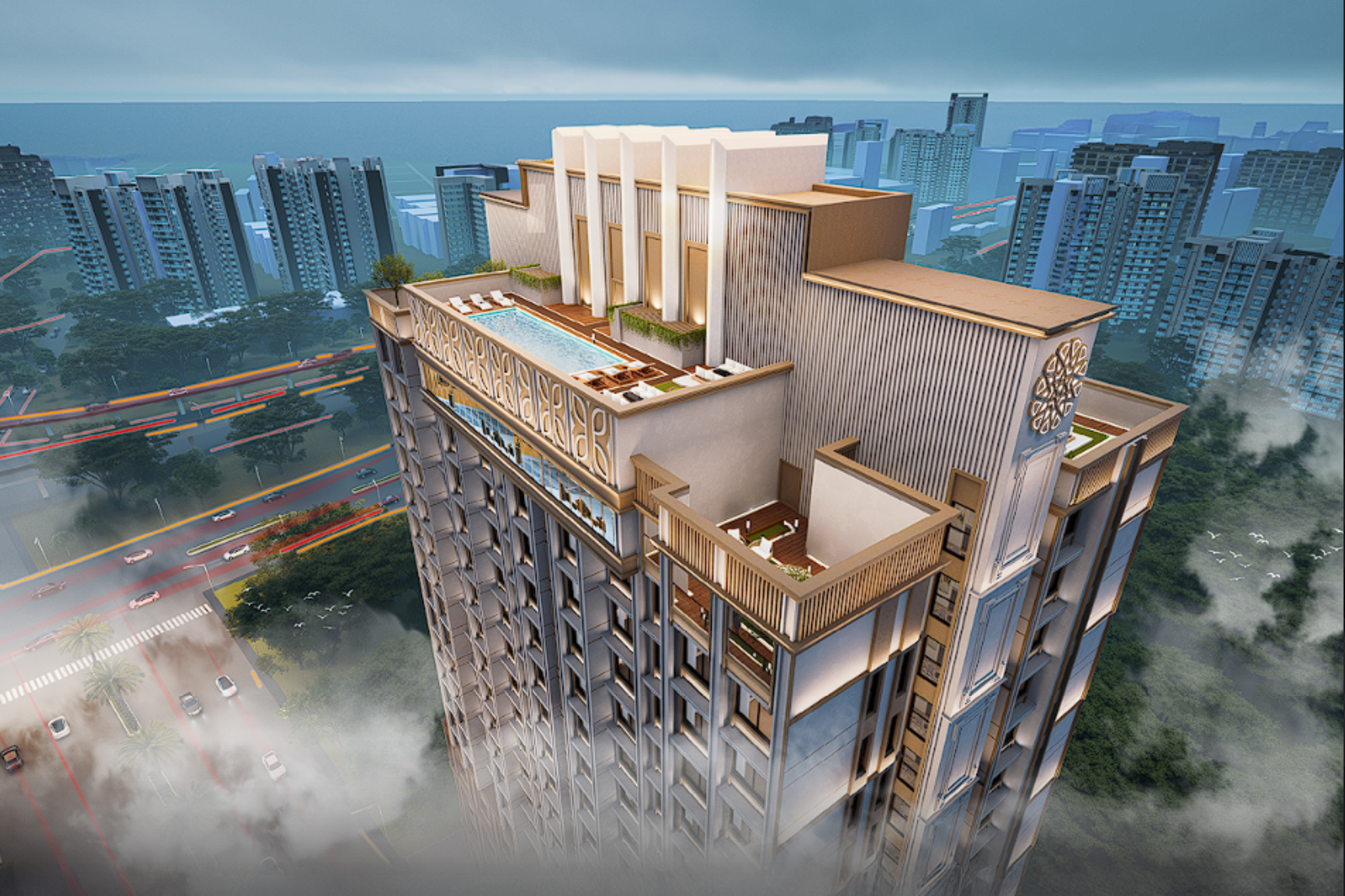 Premium flat interior design Continental Horizon Mazgaon Mumbai